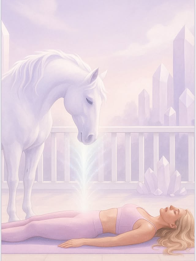 Guest preparing for their first equine therapy session at Crystalline Equine Dubai